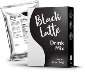 black latte drink mix